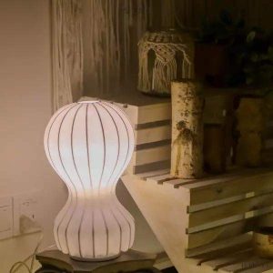 Lampa stołowa Gatto w stylu cocoon idealna do wnętrz