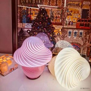 Lampka nocna w kształcie grzyba nowoczesna lampa LED