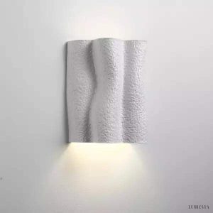 Lampa ścienna z żywicy w stylu Barokowym 18x15 cm