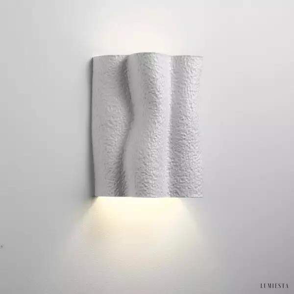 Lampa ścienna z żywicy w stylu Barokowym 18x15 cm