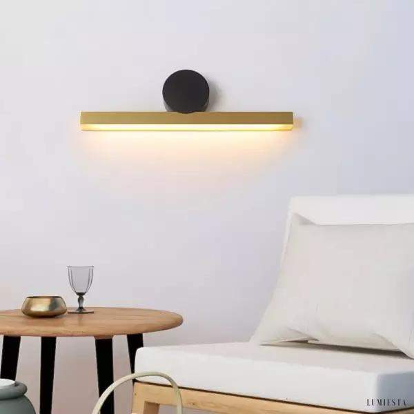 Lampa ścienna Calé geometria i elegancja z wbudowanym LED