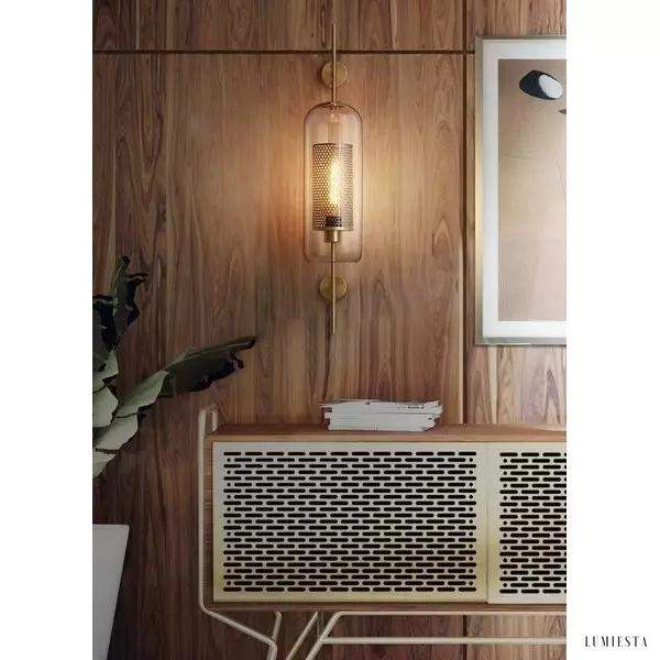 Wall Lamp Chiswick Glass Stylish Glass Capsule