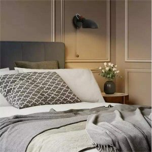 Nowoczesna rotacyjna lampa ścienna Aisilan do sypialni