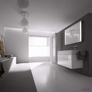 Lampa sufitowa Bauhaus DMB 26 z okrągłym kloszem szklanym