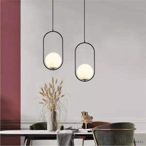 Mila - Glass Globe Pendant Lamp Modern Design