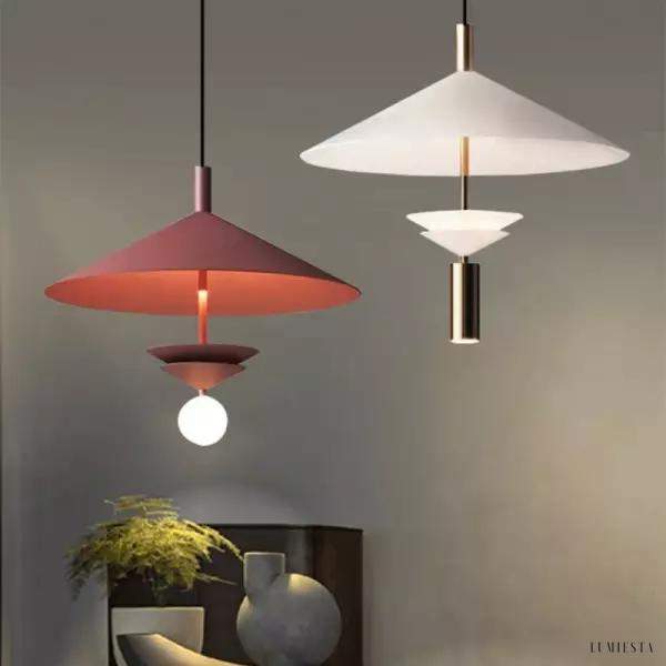 Metal pendant lamp Lantia in Scandinavian style