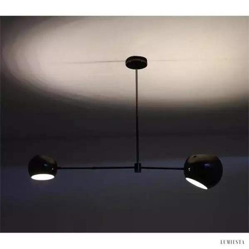 Lampa wisząca Acaba w nowoczesnym stylu czarna 40W