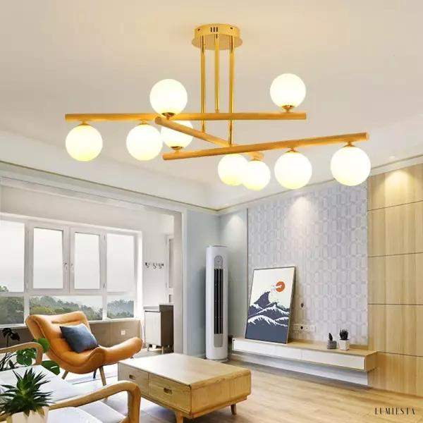 Lampa wisząca Japonia ZEN Chandelier w stylu skandynawskim