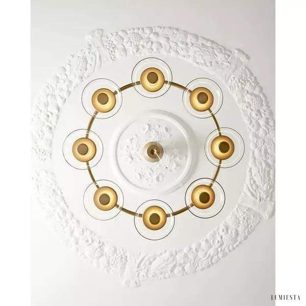 Lampa wisząca Blossi w stylu nowoczesnym z sześcioma źródłami światła