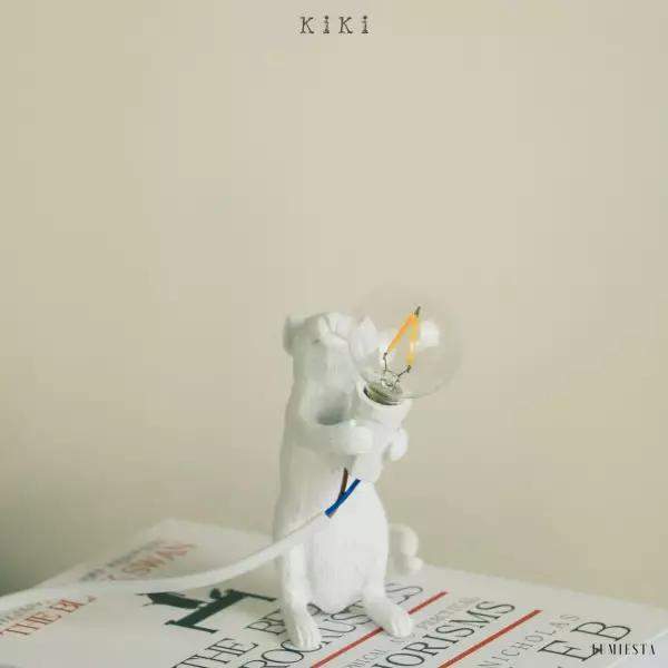 Lampka biurkowa myszka w stylu nowoczesnym z delikatnym światłem