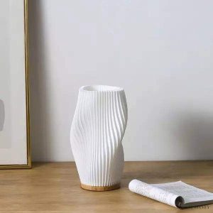 Nowoczesna lampka nocna z 3D wydruku elegancki styl minimalistyczny