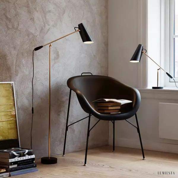 Lampa stołowa Birdy nowoczesny design z metalowym wykończeniem