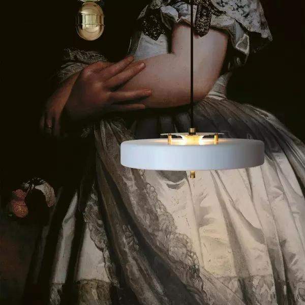 Volt Brass Pendant Lamp in an Elegant Style