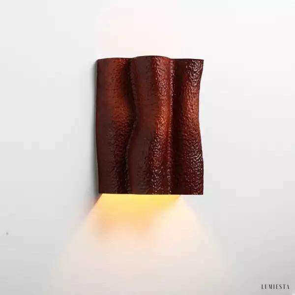 Lampa ścienna z żywicy w stylu Barokowym 18x15 cm