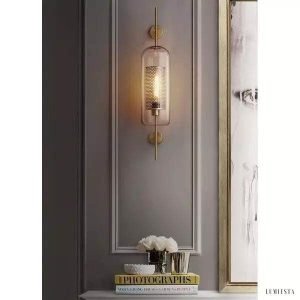 Wall Lamp Chiswick Glass Stylish Glass Capsule