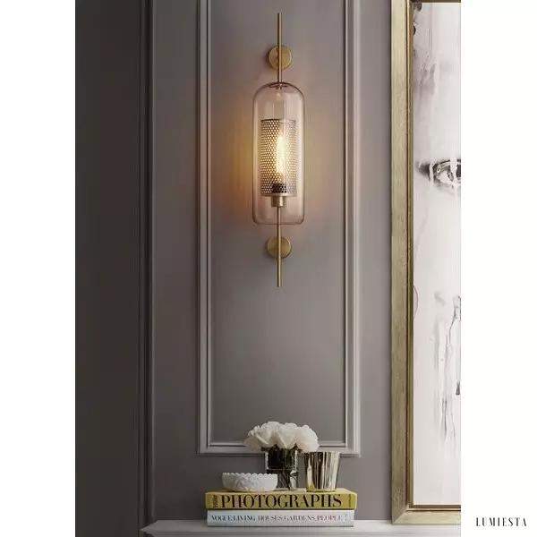 Wall Lamp Chiswick Glass Stylish Glass Capsule