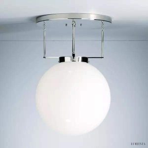Lampa sufitowa Bauhaus DMB 26 z okrągłym kloszem szklanym