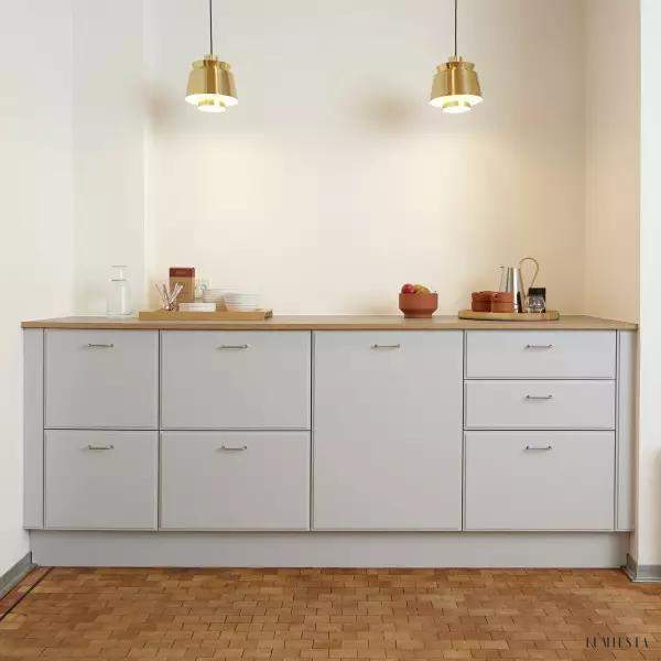 Uti pendant lights in retro style with metal shades