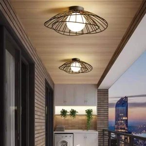 Ray Metalowa Wisząca Lampa z Oryginalnym Kształtem