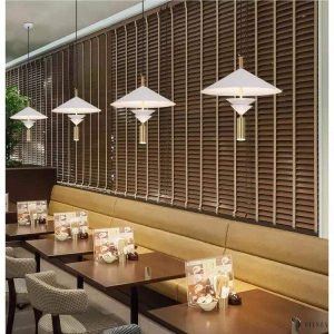 Metal pendant lamp Lantia in Scandinavian style