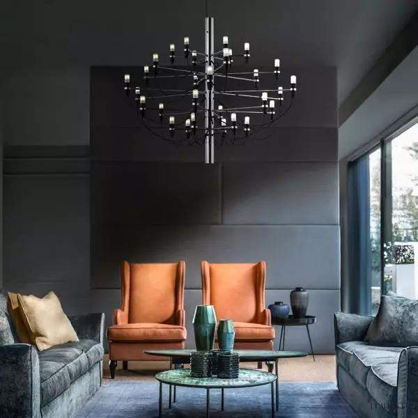 Elegancki żyrandol Nil w kształcie pająka z 30 głowicami