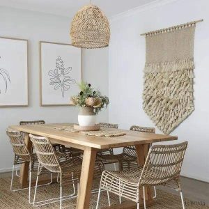 Stratvert - Lampa wisząca pleciona w stylu boho