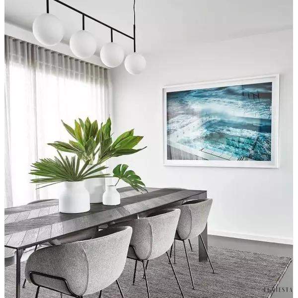 Lampa wisząca Lappio z opalowym szkłem w stylu nowoczesnym