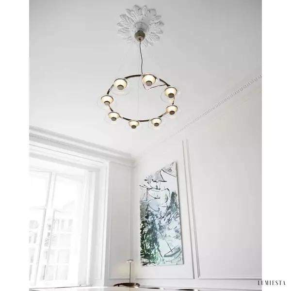 Lampa wisząca Blossi w stylu nowoczesnym z sześcioma źródłami światła