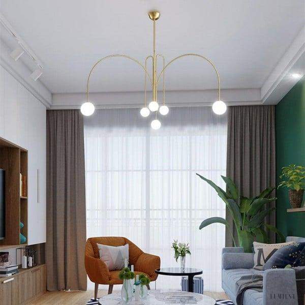 Lampa wisząca Gran Finale nowoczesna z okrągłymi kloszami