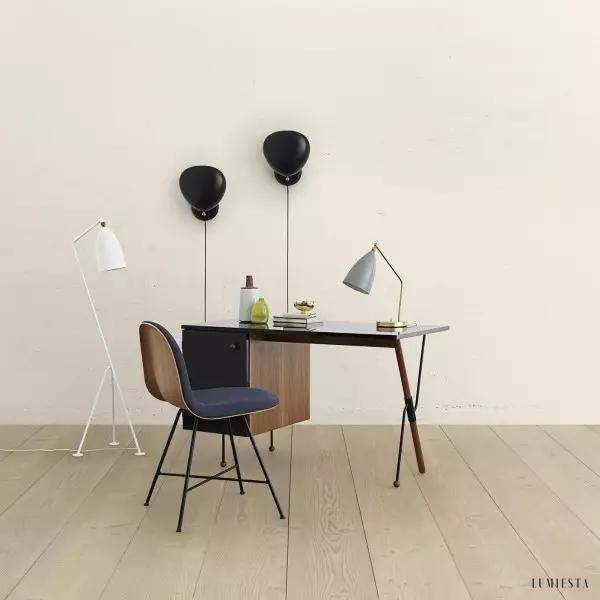 Galer - Lampa biurkowa w stylu retro z metalu z regulowanym ramieniem