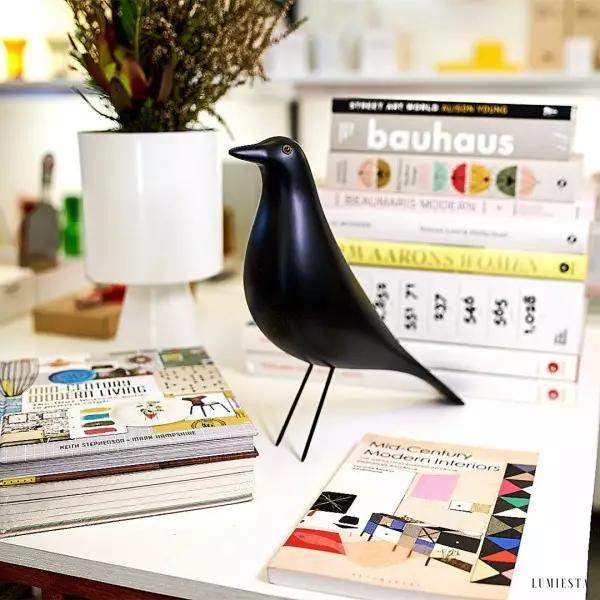 Lampa dekoracyjna Eames House Bird czarna z żywicy