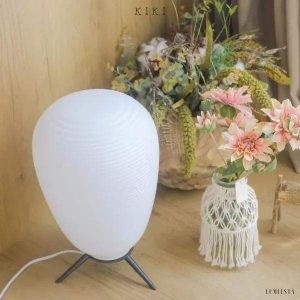 Lampa stołowa Rituals z dmuchanego szkła w stylu orientalnym