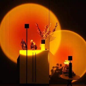 Lampa LED Sunset Stylowa lampa dla romantycznego wnętrza