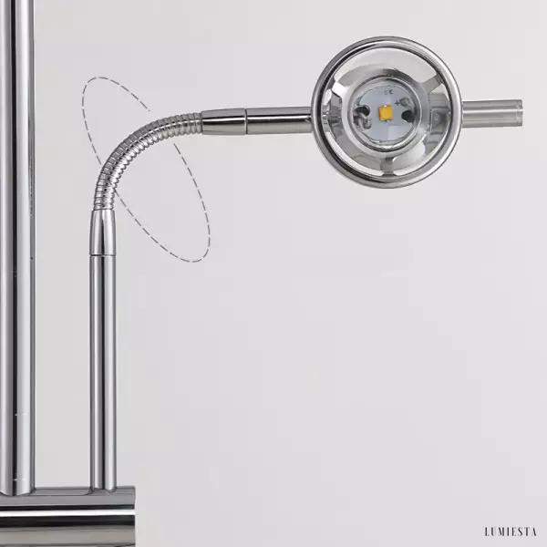 Lampa stołowa Wa Wa w nowoczesnym stylu z regulowanym ramieniem