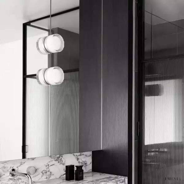 Nowoczesna lampa ścienna sufitowa Crisp w stylu ekologicznym