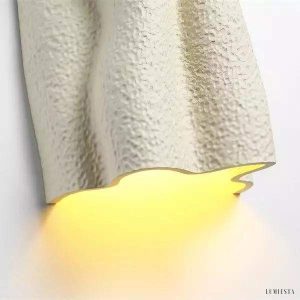 Lampa ścienna z żywicy w stylu Barokowym 18x15 cm