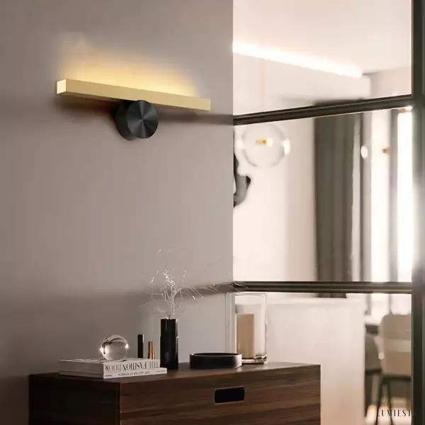 Lampa ścienna Calé geometria i elegancja z wbudowanym LED