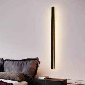 Nowoczesna lampa ścienna wodoszczelna LED w kształcie paska