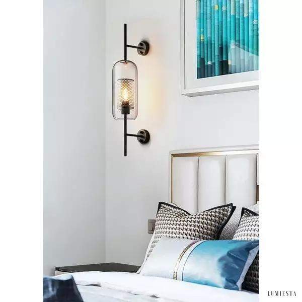 Wall Lamp Chiswick Glass Stylish Glass Capsule