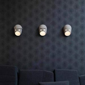 Lampka ścienna Party ceramiczna w kształcie twarzy