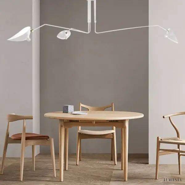 Obeji - Lampa sufitowa stylowa z regulowanym kloszem