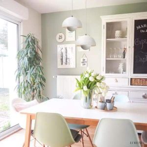 Lampa wisząca Kwiatowa w kształcie półkuli w różnych kolorach