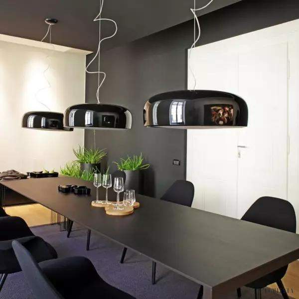 image_7-78.jpg Lampa Wisząca Rosa Nowoczesny Minimalizm Czarny Biały