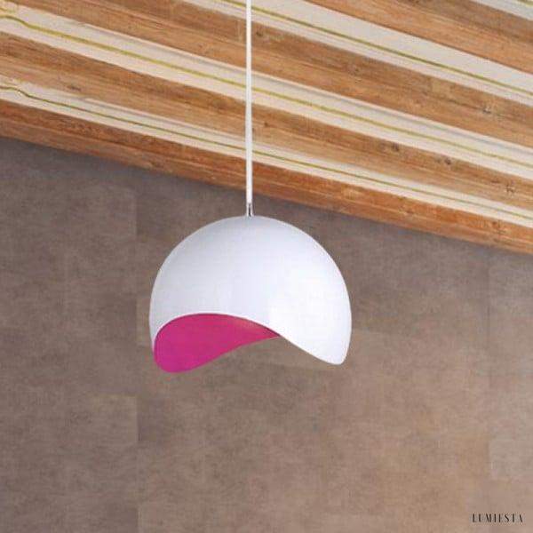 Modern eggshell globe pendant lamp in a minimalist style