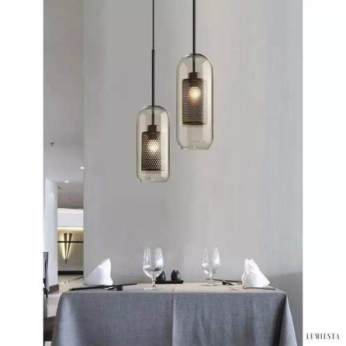 Lampa wisząca ze szkła Wind w stylu nowoczesnym