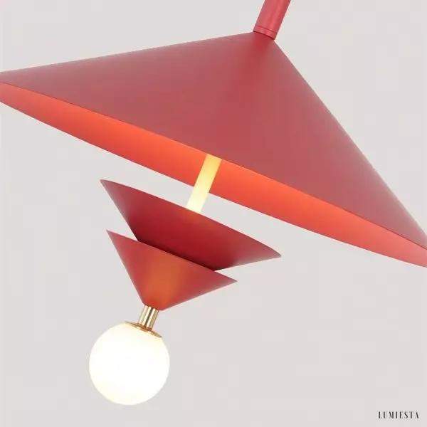 Metal pendant lamp Lantia in Scandinavian style