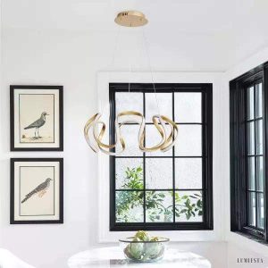 Lampa wisząca Balet LED minimalistyczny żyrandol nowoczesny