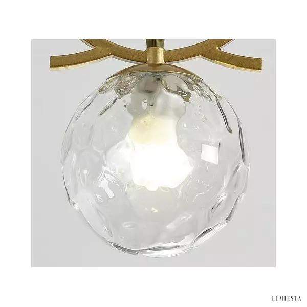 Lampa sufitowa Nordic z trzema kulami w stylu skandynawskim