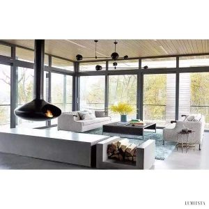 Lampa wisząca Acaba w nowoczesnym stylu czarna 40W