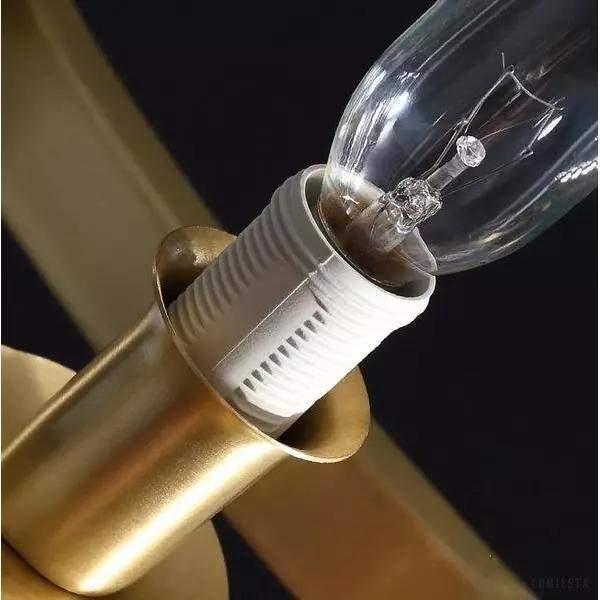 Lampa sufitowa żyrandol mosiężny z kryształami K9